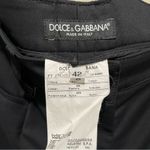 Dolce & Gabbana Cropped Straight Leg Pants Trousers Black Women’s Size 42 Photo 6