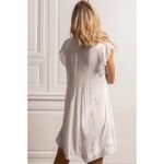 Poupette St. Barth Sasha Mini Dress White New Womens Small Photo 1
