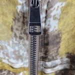 Burberry NEW Silk Pleated Tank Top Blouse V-neck Dark Mustard Size 10 Photo 5