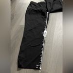 Theory  Pants Women's‎ Size 10 Black Wool Blend Cropped High Rise Straight Leg Photo 9