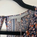 Daniel Rainn Tank Top Blouse Print Keyhole Neutral Boho Business Casual Photo 6