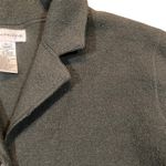 Evan Picone VTG Evan‎ Picone Women’s Large 100% Wool Blazer Jacket Brown Button Forest Green Photo 1