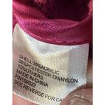 Central Park West  Tweed Crop Top Womens Size Medium Pink Check Fringe Photo 5