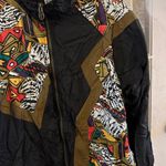 Lavon Vintage 1980’s 1990’s abstract geometric print windbreaker size medium to large Photo 2