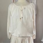 Victoria's Secret NWOT VICTORIA’S SECRET SWIM Beachwear Linen Lace-Trim Dress in Candlelight, XL Photo 4