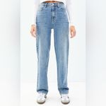 PacSun  Stretch Medium Indigo High Waisted Dad Jeans Photo 1