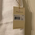 New NWT Womens Margaritaville White Bermuda Shorts‎ 100% Linen Sz Large Photo 3