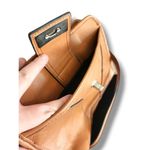 Merona  Womens Coffee Brown Sleek Satchel Silver Hardware Crossbody Bag Minimal‎ Photo 3