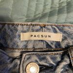 PacSun Blue Jean Mom Shorts Distressed High-Waisted 28 Photo 5