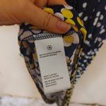 Shelby & Palmer  Size Medium M Textured Polka Dot Yellow Blue White Dress Photo 8