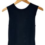 LIDA BADAY Black Jersey & Sequin Sleeveless Cocktail Dress Size Small Photo 2