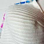 Shade & Shore White & Blue Tie-Dye Crochet Light Lift Bikini Top Size 36D New! Photo 5