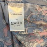 Venus Paisley Print Blouse - Red, Blue, Cream, Bell sleeves, flattering Ruching Photo 5