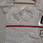 City Studio White Mini‎ Eyelit Dress Size small Photo 3