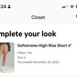 Lululemon Soft Stream High-Rise Shorts 4" Photo 1