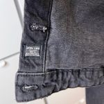 ZARA  black Jean jacket size small Photo 2