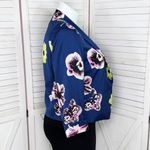 J.‎ Crew Tropical Floral Sateen Crop Blazer Jacket Blue Pink 12 Photo 2