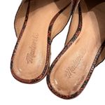 Madewell The Emilia Mule in Snake Embossed Leather, Sz 8 Photo 11