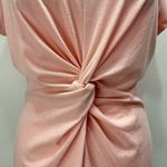Juicy Couture Pale Pink Glitter Sparkle Knot Front Sheath Dress Size Medium Photo 8