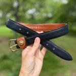 Dooney & Bourke Vintage 80s/90s Pebbled Leather Belt Photo 0