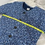 J.Crew Factory 2P Short Quilted Cotton Blend Jacket Blue Photo 3