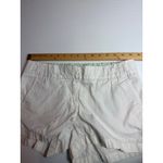 J.Crew  Chino Shorts Womens White 100% Cotton Casual Everyday‎ size 6 Photo 3