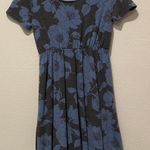 French Grey - Short Sleeve Floral Dress Photo 0