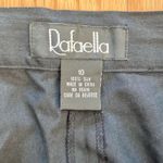 Rafaella Designer Black Silk Slim Leg Pants Womens 10 Photo 9