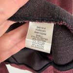 Skies Are Blue  Textured Knit Blazer Large Burgundy Open Front Stretch Minimalist Photo 5