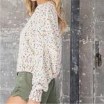 Ee:some Confetti Cable Knit Sweater Womens S/M Ivory Chunky Colorful Size undefined Photo 2