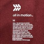 All In Motion  medium women's bikini swim bottom floral burgundy medium coverage Photo 3