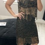 Sans Souci Black & Gold Lace Skirt Set Photo 1