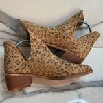 Coconuts by Matisse Women's Leopard Leather Pronto Booties Sz 8 Festival Boho Photo 6