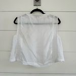 Rebecca Minkoff White Mesh Airy Tank Photo 5