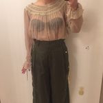 Public school NY Green wide leg pants. Xs Size 0 Photo 4
