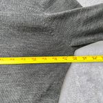 Saks 5th Avenue Saks Fifth Avenue Gray Cowl Neck Merino Wool Blend Knit Midi Dress Size Large Photo 6