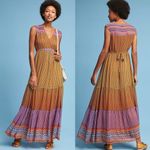 Anthropologie Tanvi Kedia Aelyn Embroidered Maxi Dress Photo 1