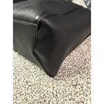 Anthropologie  Women's Black Leather Hobo Shoulder Bag Photo 6