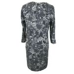 Soma  Paisley Black White Long Sleeve Small Dress Photo 4