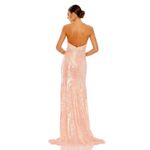 Mac Duggal 26980 Sequined Strapless Rhinestone Belt Gown Coral 2 $398 NEW Photo 2