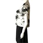 ZARA pull-on asymmetric black skirt medium Photo 1