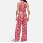 Diane Von Furstenberg DVF Target  Pink‎ Geo Print Jumpsuit Size Small Photo 5