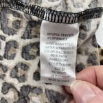 Entro  2X Blouse Top Blouse Babydoll Leopard Animal Print Long Balloon Sleeve Photo 8