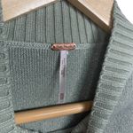 Free People NWOT Starry Night Shimmer Sweater in Mint Green Size XS Photo 6