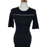 Lulus  Dress Medium Black Bodycon Party Elegant Cocktail Date Night Photo 1