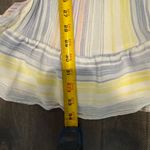 LC Lauren Conrad Size M Tan Pretty Pastel Pink Yellow Blue Sundress Ruffly Fairy Photo 11