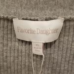 đź’•FAVORITE DAUGHTERđź’• Bodysuit Knit Cardigan Long Sleeve ~ Moth Gray XS NWT Photo 12