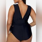 Raisin's Curve Womens Size 14W Lusiana One-Piece Swimsuit - Black Photo 1
