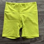 SKIMS Like New  Neon Yellow Biker Shorts Photo 2