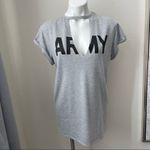 Gaze Women’s Cutout Tunic Shirt Size M Gray Size M Photo 3